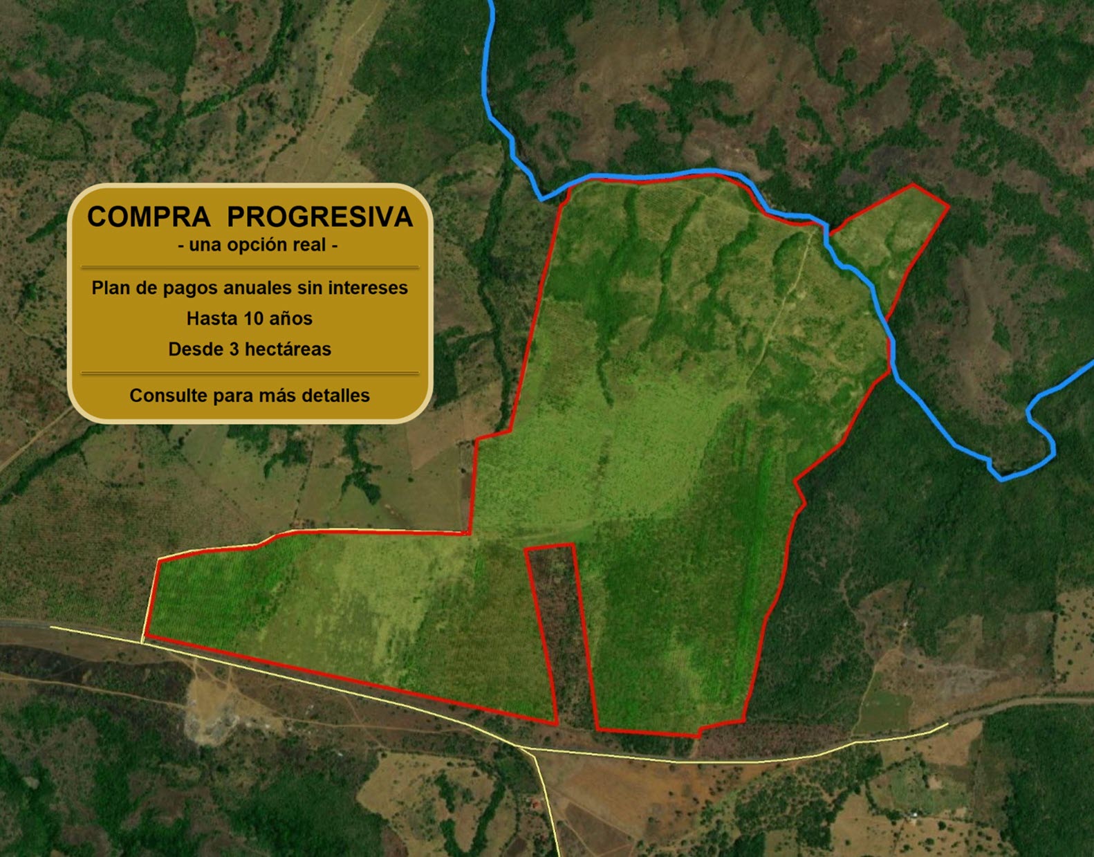 Imagen 5 – vista satelital con aviso de Compra Progresiva